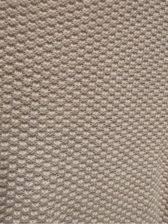 LOFT Cream Sweater with Red Floral Back - Picture 6 of 9